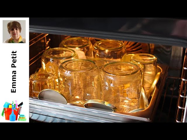 LA STÉRILISATION DES BOCAUX VIDES AU FOUR 18 CUISINE FAMILIALE AVEC BOCAUX STÉRILISÉS ORGANISÉS