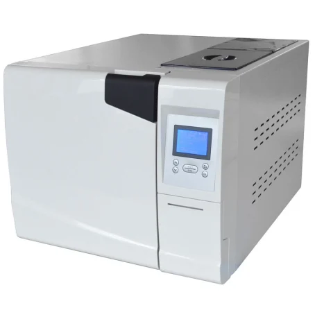 AUTOCLAVE SERIE E LCD  NOIR 18L CAPACITÉ 18 LITRES | IMPRIMANTE THERMIQUE ET PORT USB INTÉGRÉS