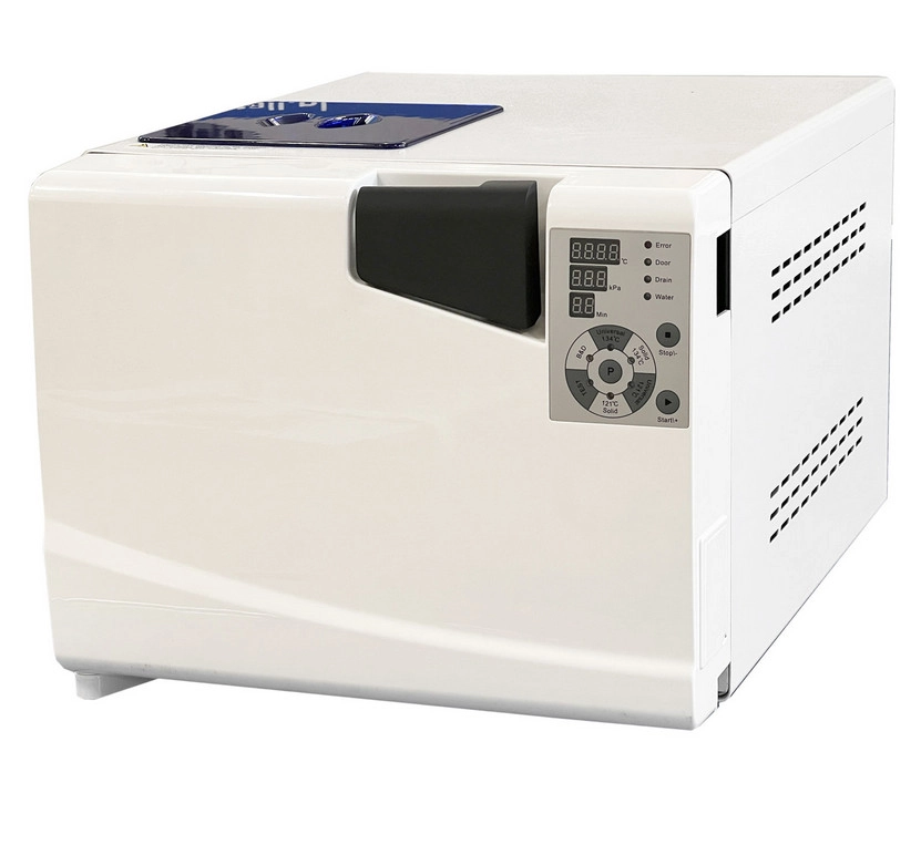 AUTOCLAVE SERIE E LED NOIR 8 L 2 AUTOCLAVE SÉRIE E LED NOIRE 8L IMPRIMANTE THERMIQUE INTÉGRÉE