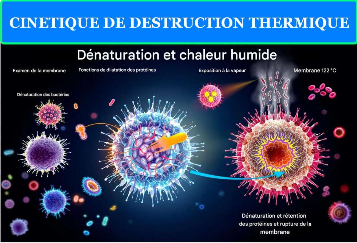 LA STERILISATION PAR CHALEUR HUMIDE : PRINCIPES, APPLICATIONS ET AVANTAGES 4 CINETIQUE DE DESTRUCTION THERMIQUE