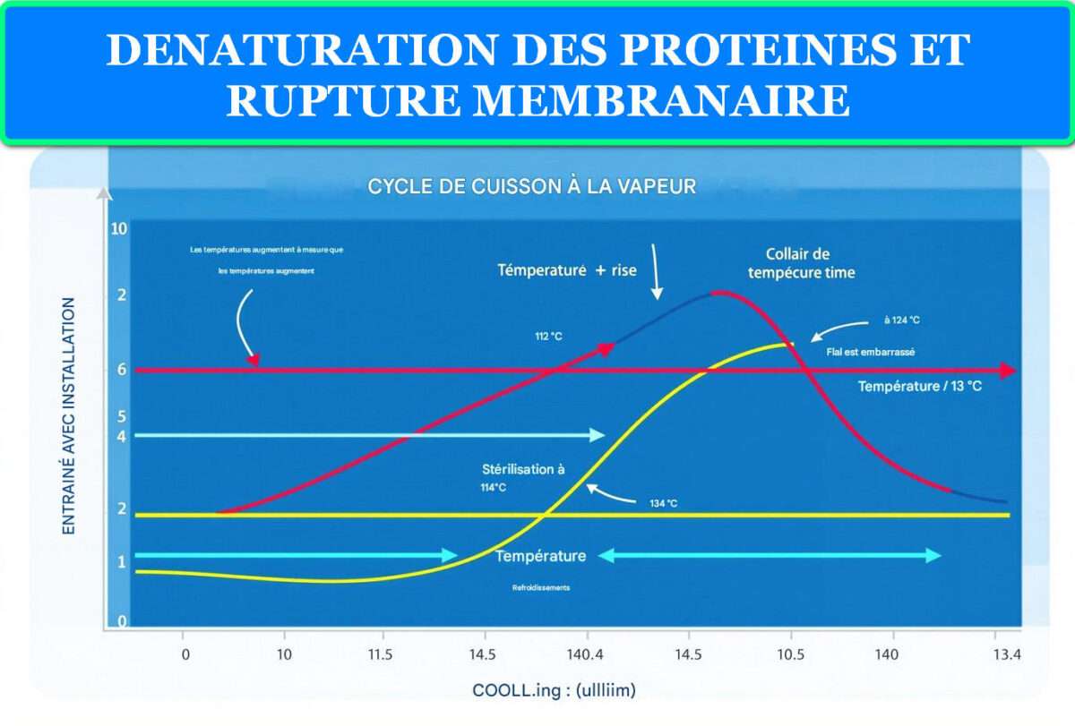 LA STERILISATION PAR CHALEUR HUMIDE : PRINCIPES, APPLICATIONS ET AVANTAGES 2 DENATURATION DES PROTEINES ET RUPTURE MEMBRANAIRE