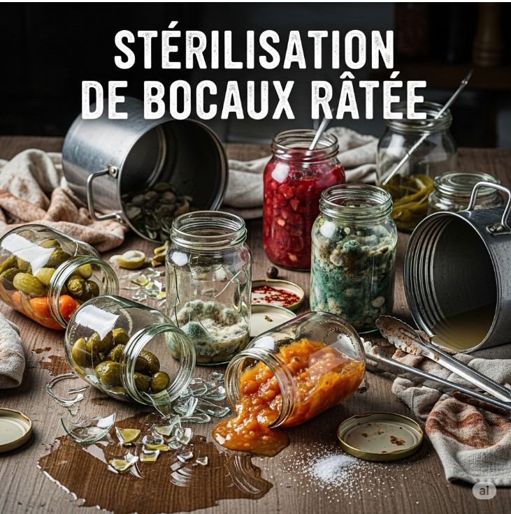 STERILISATION DE BOCAUX RATEE : CAUSES, CONSEQUENCES ET SOLUTIONS 4 STERILISATION DE BOCAUX RATEE