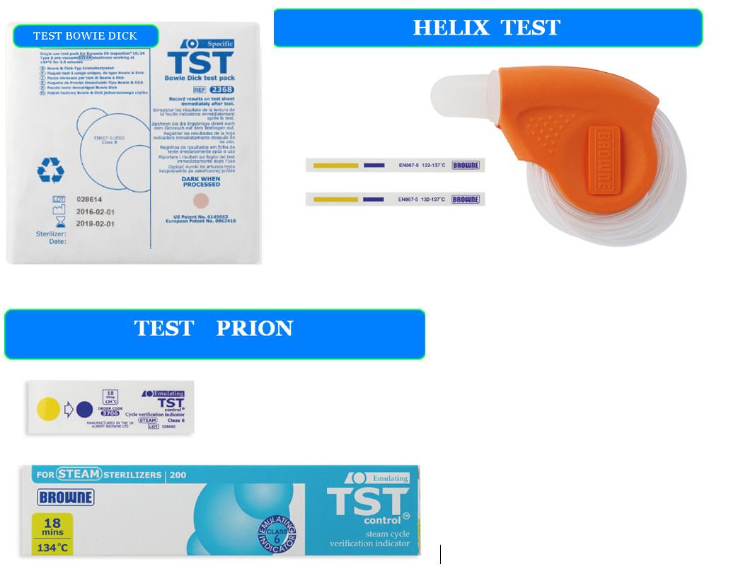 QUEL TYPE DE TEST SUR AUTOCLAVE CLASSE B - AUTRE QUE BOWIE DICK ? 2 TESTS AUTOCLAVE