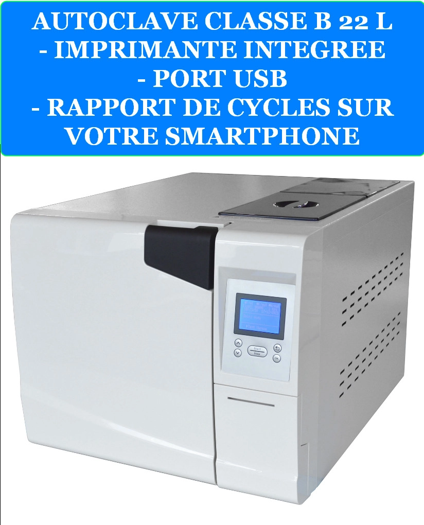 AUTOCLAVE CLASSE B 22 L AUTOCLAVE CONNECT PRO