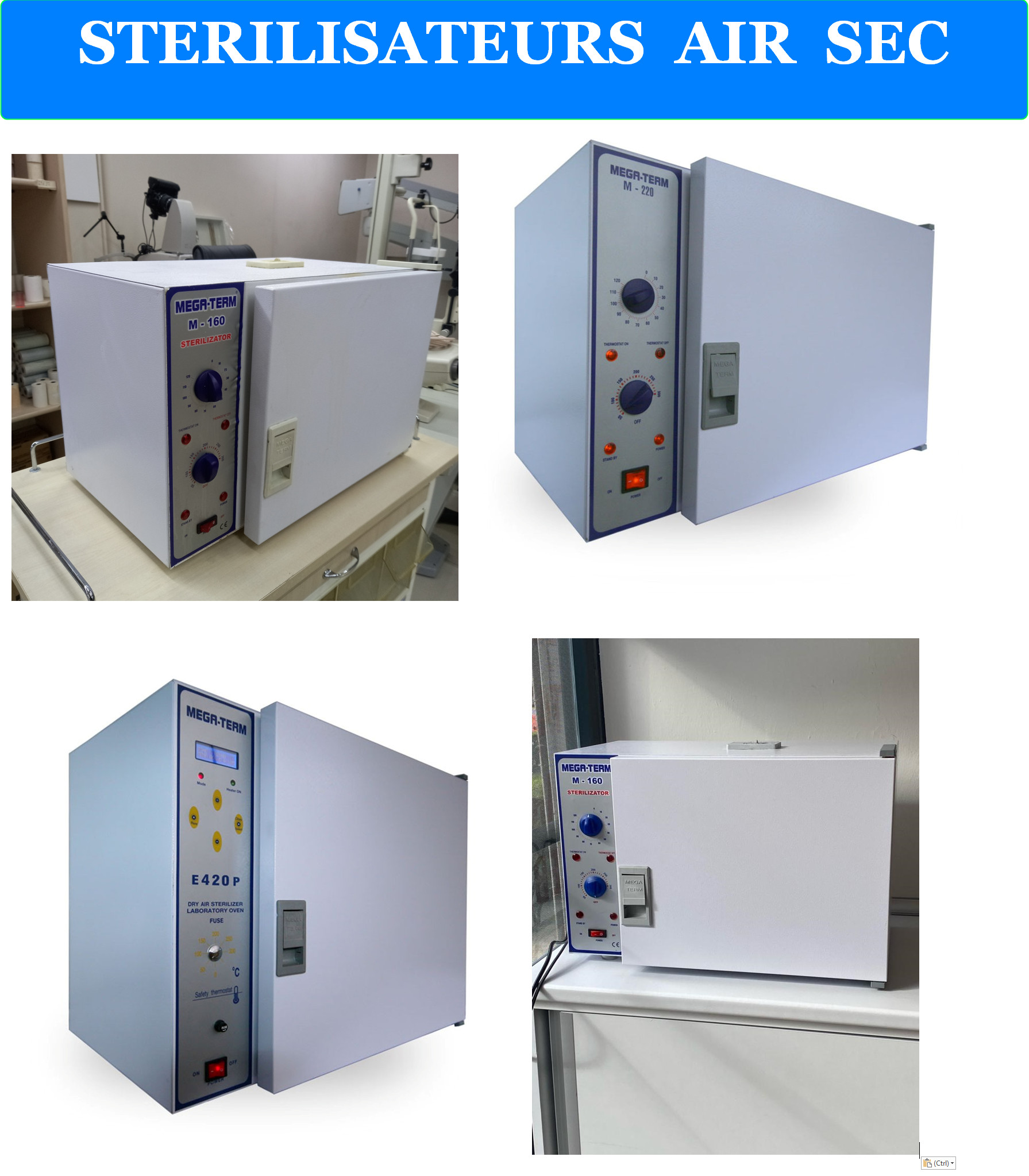 STERILISATEURS AIR SEC