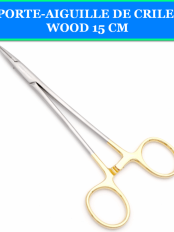 PORTE-AIGUILLE DE CRILE-WOOD 15 CM INOX SATINE