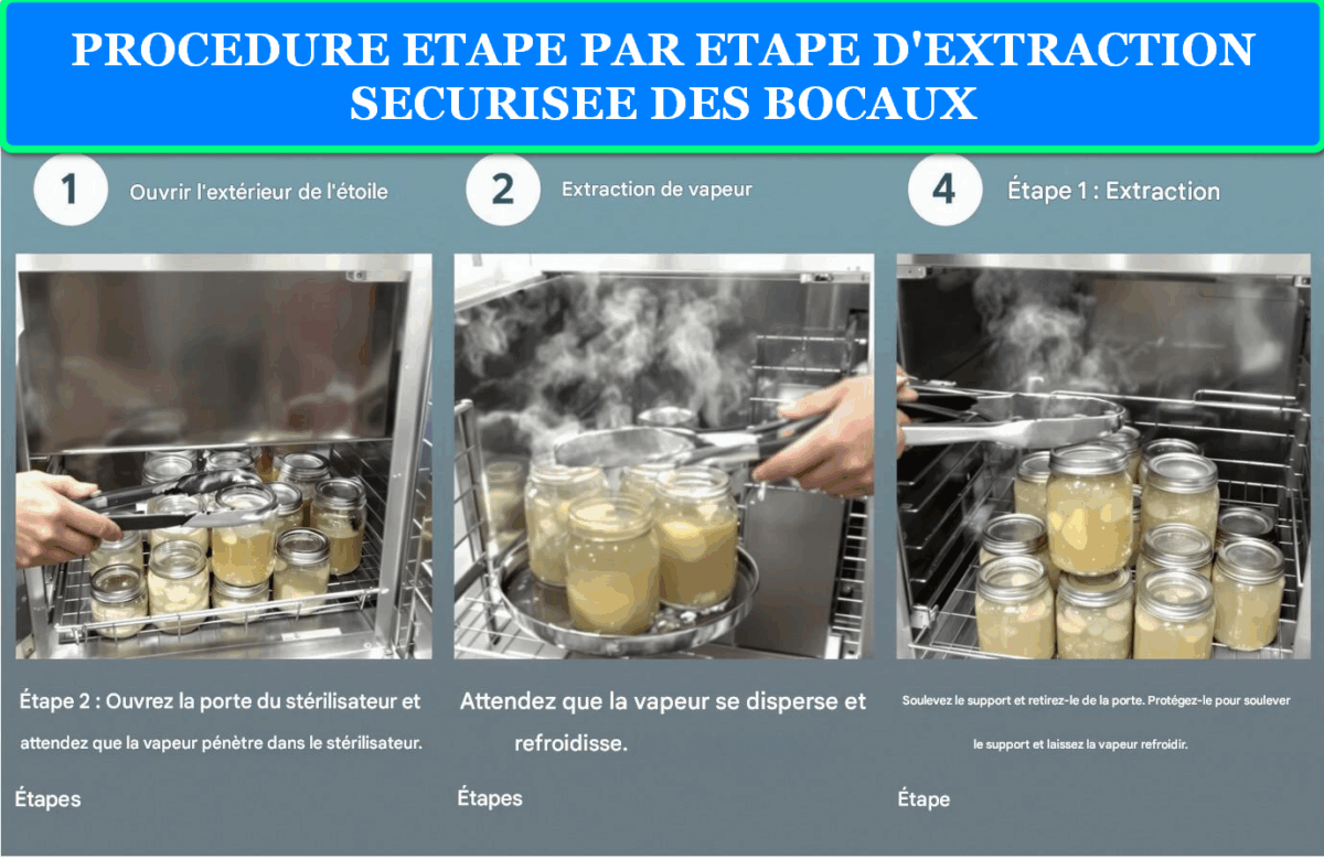 PROCEDURE ETAPE PAR ETAPE D'EXTRACTION SECURISEE DES BOCAUX