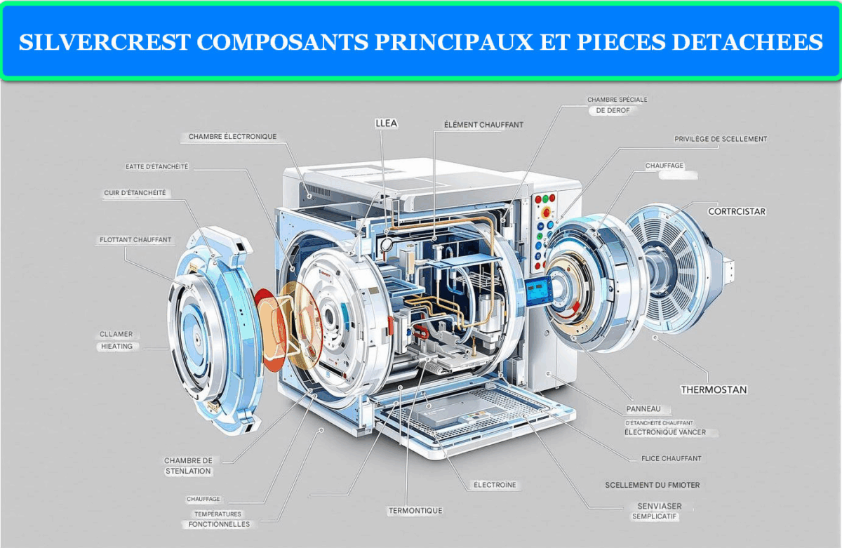 SILVERCREST COMPOSANTS PRINCIPAUX ET PIECES DETACHEES
