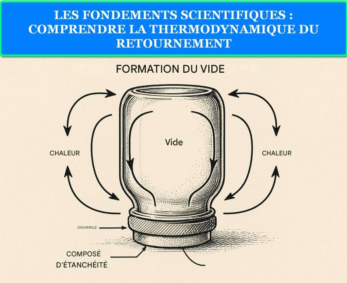 POURQUOI METTRE LES BOCAUX À L'ENVERS 2 LES FONDEMENTS SCIENTIFIQUES COMPRENDRE LA THERMODYNAMIQUE DU RETOURNEMENT(1)